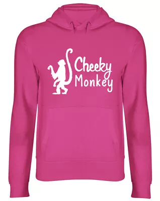 Buy Cheeky Monkey Mens Womens Ladies Unisex Hoodie Hooded Top • 17.99£