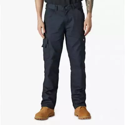 Buy EVERYDAY Mens Regular Trousers Navy Blue • 35£