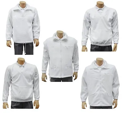 Buy CATHEDRAL Arcticfleece Jumper Jacket Top Mens Bowls Polyester Fleece White 2024 • 12.99£