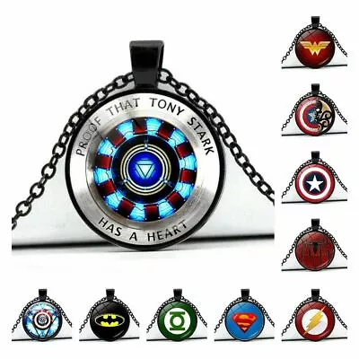 Buy Marvel Avengers Series Time Gemstone Necklace Fashion Pendant Accessory Jewelry  • 5.99£