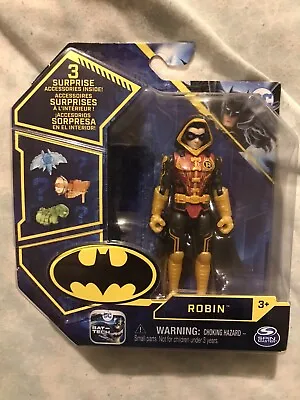 Buy Gold Suit Robin Spinmaster DC Comics Bat-tech Rare Chase Action Figure Toy - New • 12.99£