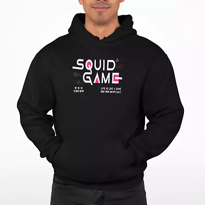 Buy Squid Game Korean Life Is Like A Game Hoodie, Sweatshirt, T-Shirt Squid Game Fan • 19.99£