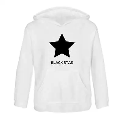 Buy 'Black Star Text With Star Icon' Children's Hoodie / Hooded Sweater (KO038554) • 16.99£