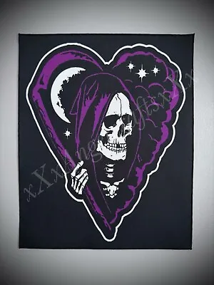 Buy LARGE SEW ON PRINTED BACK PATCH ~ JACKET ~ 11  X 14  CREEPER THE CALLOUS HEART • 48£