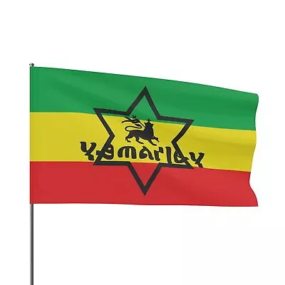 Buy YG Marley Flag Red Green Yellow Tour Album Merch - Various Sizes • 42.62£