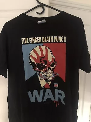 Buy VERY RARE Five Finger Death Punch T-shirt Medium • 16£