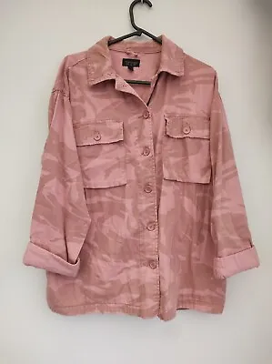 Buy Topshop Camouflage Shacket Jacket Chore Jacket Oversized Size 10 Bust 50  • 10.39£