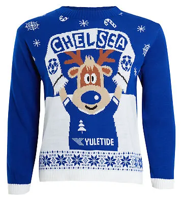 Buy Mens Christmas Xmas Jumper Sweater Novelty Football Jumpers Pullover Santa • 14.99£