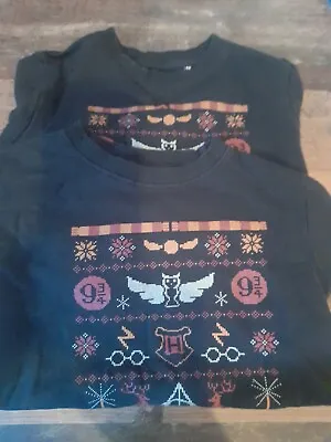 Buy Twins Harry Potter Christmas  Jumpers  Around Aged 6. X2 Festive Jumpers • 9£