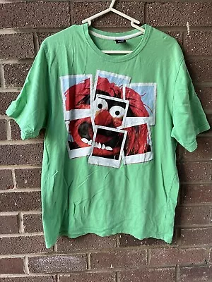 Buy Men’s Cotton T-shirt - Green - Medium - Animal - The Muppet’s Show  • 3£