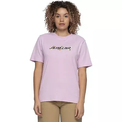 Buy Santa Cruz Orchard Strip T Shirt - Orchid • 13.95£