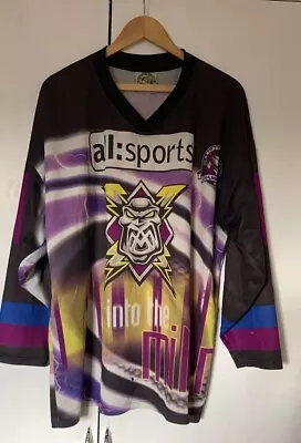 Buy Shine Dog All:Sports 1998-1999 Hockey Jersey Super League Champions Mens XL • 23£
