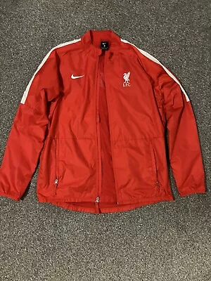 Buy Liverpool Jacket Mens Medium Red Nike Player Issue Waterproof Windbreaker 2021 • 19.99£