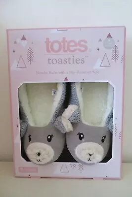 Buy Totes ToastieS BALLET SLIPPERS WITH SLIP-RESISTANT SOLE - SMALL 3-4 NEW BOXED • 7.99£