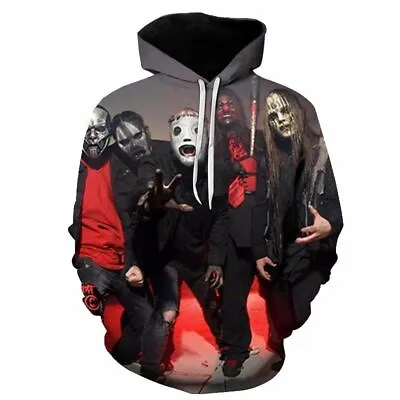 Buy SlipKnot Hoodies Men's Hooded Sweatshirt Long Sleeve Jacket Coat Gifts For Fans • 39.59£