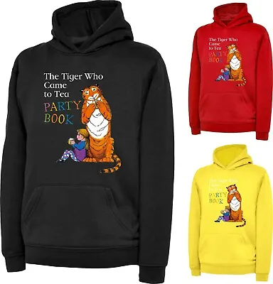 Buy Tiger Who Came To Tea Hoodie World Book Day Funny Festive Unisex Gift Hood Top • 18.99£