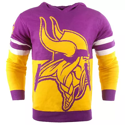 Buy Nfl Ugly Hoody Minnesota Vikings Sweater Pullover Christmas Style Big Logo • 21.67£