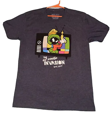 Buy Boxlunch Looney Tunes*Marvin The Martian T-Shirt*ANIMATED INVASION 2017 NYC*MED • 18.01£