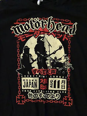 Buy Vintage Motorhead Rock N’ Roll Band T-Shirt Concert Size XL Osaka Japan Lemmy • 37.79£