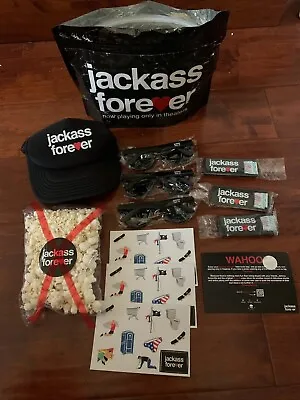 Buy Jackass Forever Movie Promo Merch Swag -Sunglasses, Bandaids, Stickers ,Hat 2022 • 26.59£