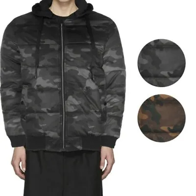 Buy Maximos Men's Adam Zip Up Front Pocket Hooded Camouflage Jacket • 78.60£