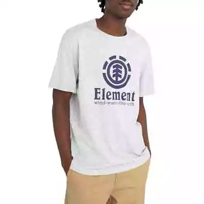 Buy Element Vertical S/S T-Shirt - Mid Grey Heather • 21.99£