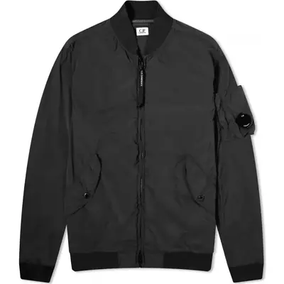 Buy C.P. Company Nycra-R Nylon Black Bomber Jacket • 499.99£