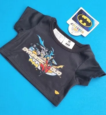 Buy Build A Bear Bat Man & Robin T Shirt DC Comics Justice League Clothes BNWT  • 12.99£