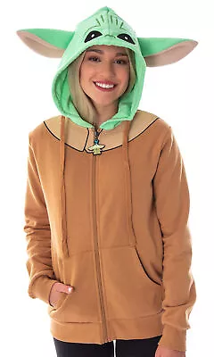 Buy Star Wars Baby Yoda Juniors The Child Character Costume Zip Hoodie • 36.46£