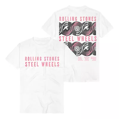 Buy Rolling Stones Steel Wheels Cities Official Merchandise T-Shirt - New • 21.78£
