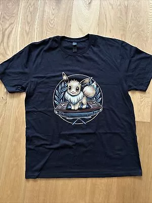 Buy Gamer Eevee Pokémon Tshirt Size Large • 4.99£
