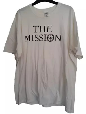 Buy Official The Mission Uk White T Shirt Size 2xl #1 • 6.50£