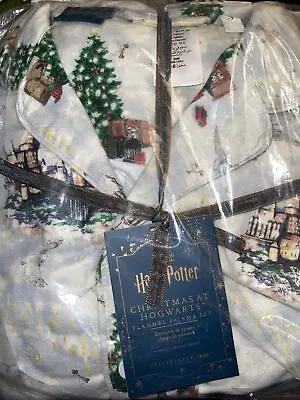 Buy Pottery Barn Teen Harry Potter Christmas Hogwarts Small Flannel Pajamas READ • 55.12£