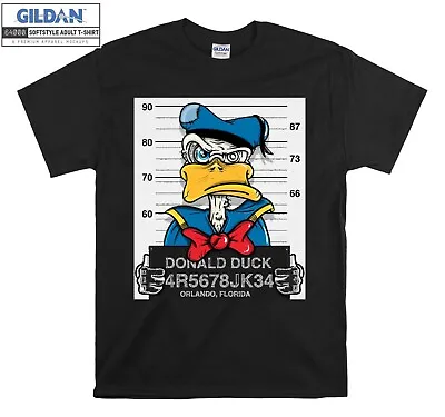 Buy Disney Donald Duck Mugshot Cartoon Character Hoodie Sweatshirt Pullover 636 • 11.95£