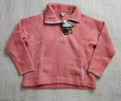 Buy Womens Xxs S  J Crew Polartec Sherpa Fleece Half Zip Pullover Jacket Sweater • 75.77£