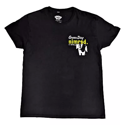 Buy Green Day Nimrod Pocket Print Black T-Shirt NEW OFFICIAL • 11.61£