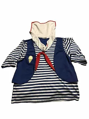 Buy Netflix Stranger Things Scoops Ahoy Spirit Costume Cosplay Shirt Top. Size Med. • 15.16£