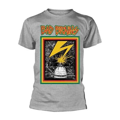 Buy Bad Brains 'Bad Brains' Grey T Shirt - NEW • 16.99£
