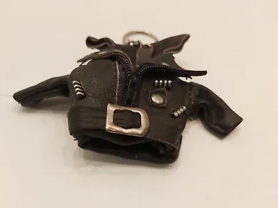 Buy Vtg AC/DC High Voltage Real Leather Jacket Keychain • 22.73£