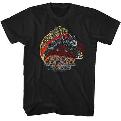 Buy Grateful Dead Jerry Garcia Band Train And Skulls Men's T Shirt Psychedelic Rock • 40.39£