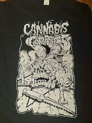 Buy Cannabis Corpse Blunted At Birth T Shirt Size X-large • 14.22£