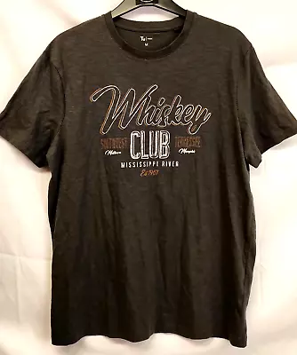 Buy TU MAN-mens T-shirt-Medium-Logo Whiskey Club-used Good Condition -(EBSK1022) • 2.45£