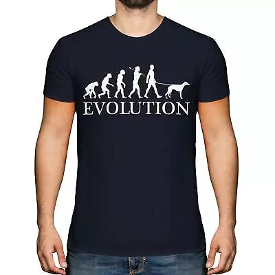 Buy Whippet Evolution Of Man Mens T-shirt Tee Top Dog Lover Gift Walker Walking • 9.95£