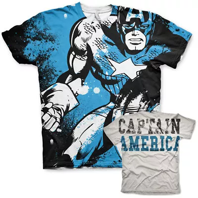 Buy Captain America T-Shirt A / Or Polyester Officially • 36.79£
