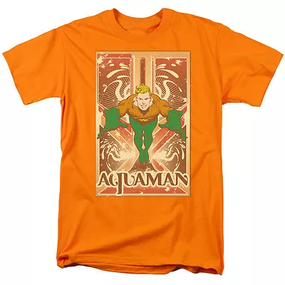 Buy Aquaman T-Shirt DC Comics Sizes S-3X NEW • 20.93£