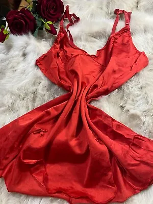 Buy Nice Red Camisole Sleepwear Nightwear Size L Cup B  • 31.85£