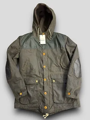 Buy Barbour Wax Game Parka Jacket Mens XL Olive Green • 249.95£
