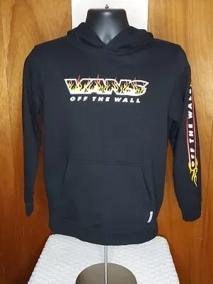 Buy VANS Hooded Sweatshirt Off The Wall Vans In Flames Size Youth Large Pullover • 10.43£