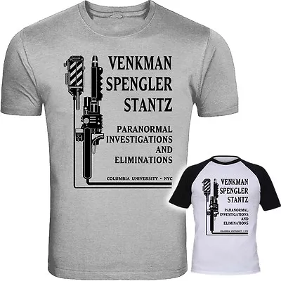 Buy Ghostbusters Inspired Venkman Spengler Stantz Paranormal Screen-Printed T-Shirt • 14.99£