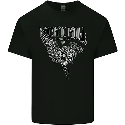 Buy Rock N Roll Angel Mens Cotton T-Shirt Tee Top • 8.75£